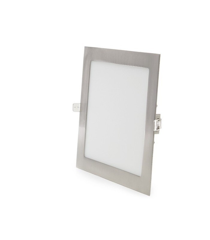 Downlight Led 18W 1440LM IP44 Cuadrado Níquel