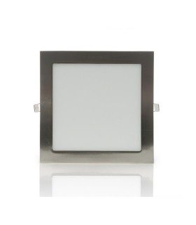 Downlight Led 18W 1440LM IP44 Cuadrado Níquel