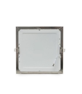 Downlight Led 18W 1440LM IP44 Cuadrado Níquel