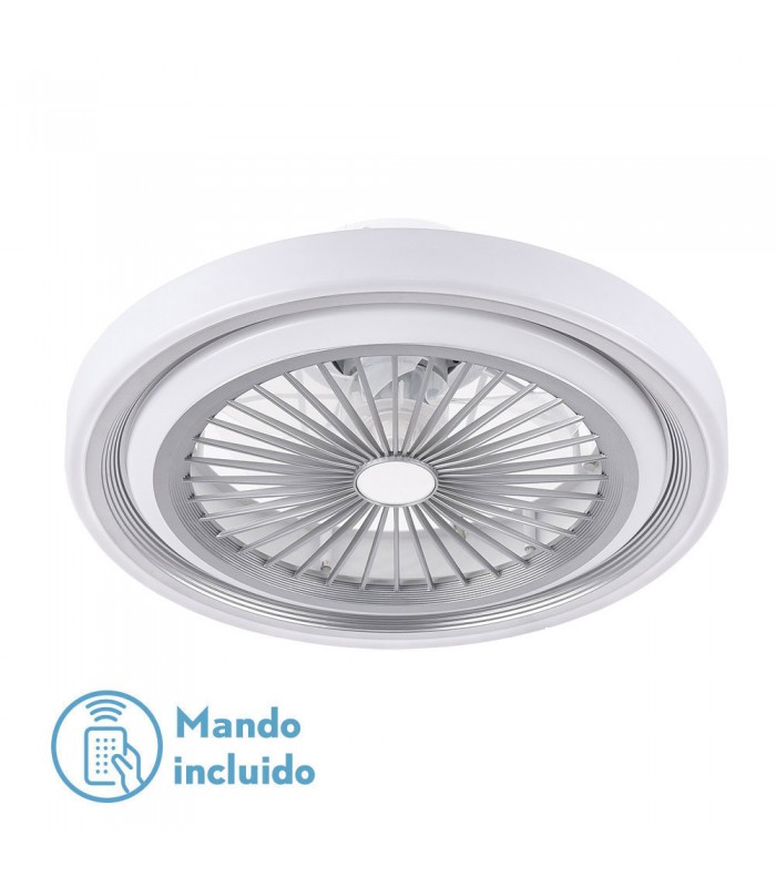 Ventilador Rok AC 80W 6915Lm Plata CCT