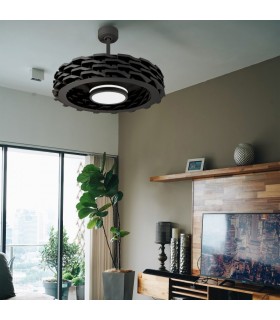 Ventilador Rubik WIFI APP DC 36W 2500LM Negro CTT