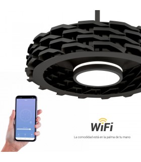 Ventilador Rubik WIFI APP DC 36W 2500LM Negro CTT