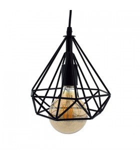 Lámpara de techo Vintage 3L Cage E27 IP20