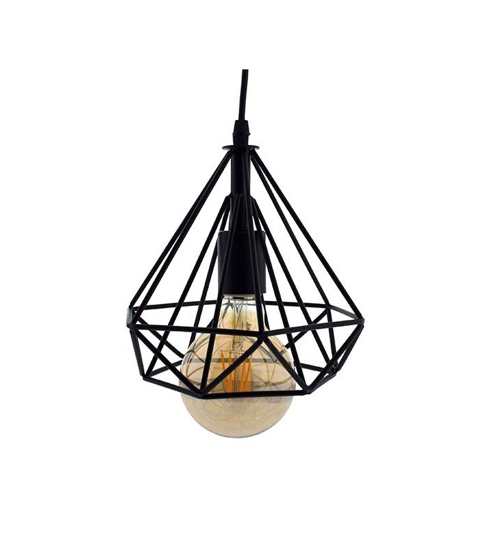Lámpara de techo Vintage 3L Cage E27 IP20