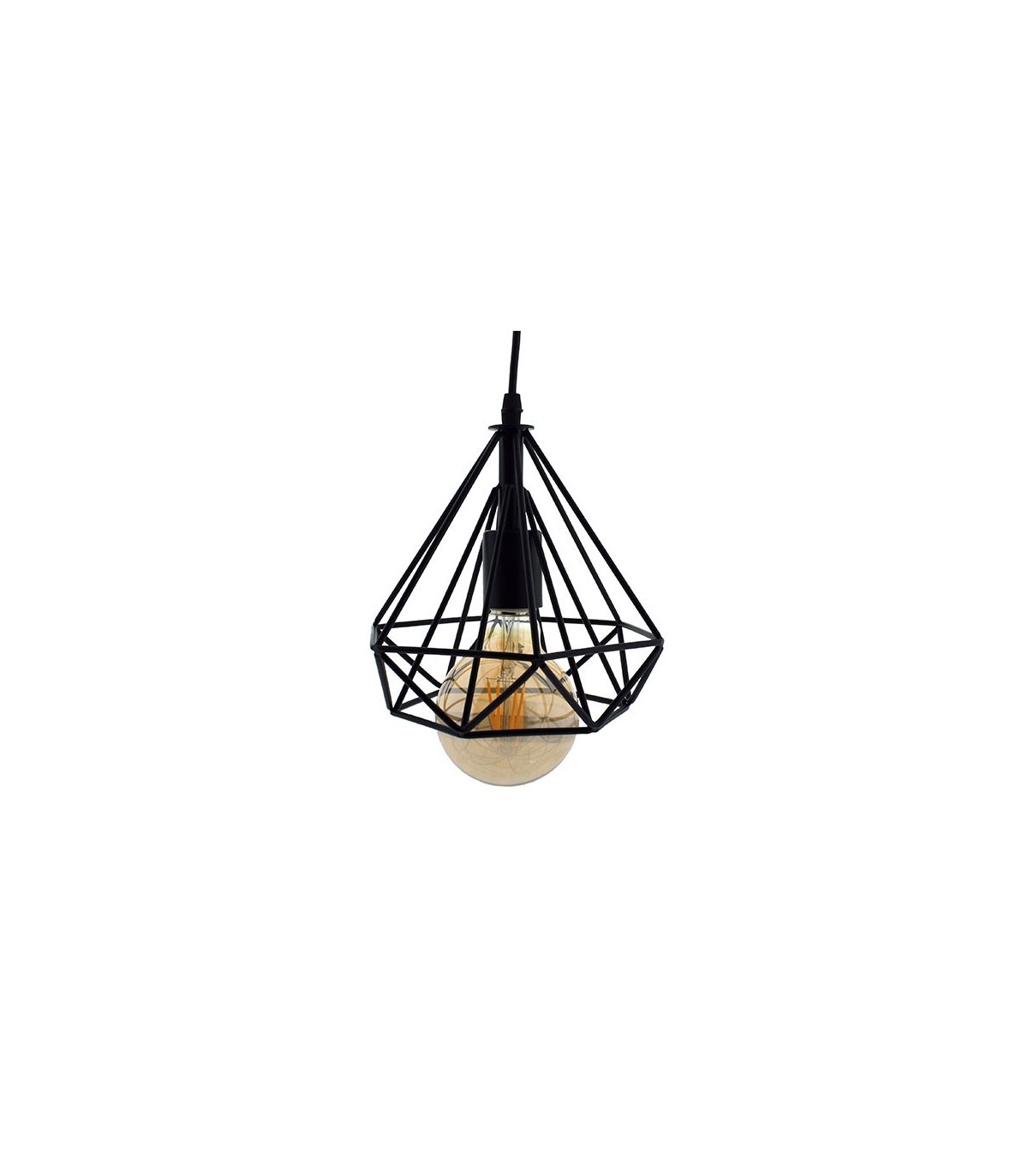 Lámpara de techo Vintage 3L Cage E27 IP20