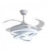 Ventilador Sfera DC 72W 6480Lm 4 Aspas Blanco CCT