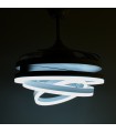 Ventilador Sfera DC 72W 6480Lm 4 Aspas Blanco CCT