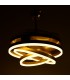 Ventilador Sfera DC 72W 6480Lm 4 Aspas Oro CCT