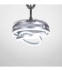 Ventilador Sfera DC 72W 6480Lm 4 Aspas Plata CCT
