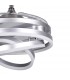 Ventilador Sfera DC 72W 6480Lm 4 Aspas Plata CCT
