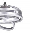 Ventilador Sfera DC 72W 6480Lm 4 Aspas Plata CCT