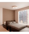 Ventilador Siro DC 38W 3800Lm 3 Aspas Beige CCT