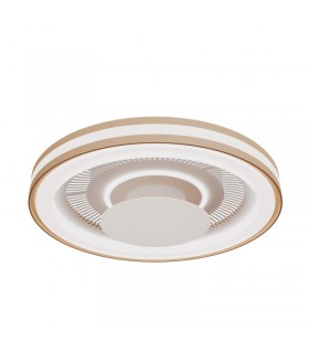 Ventilador Siro DC 38W 3800Lm 3 Aspas Beige CCT