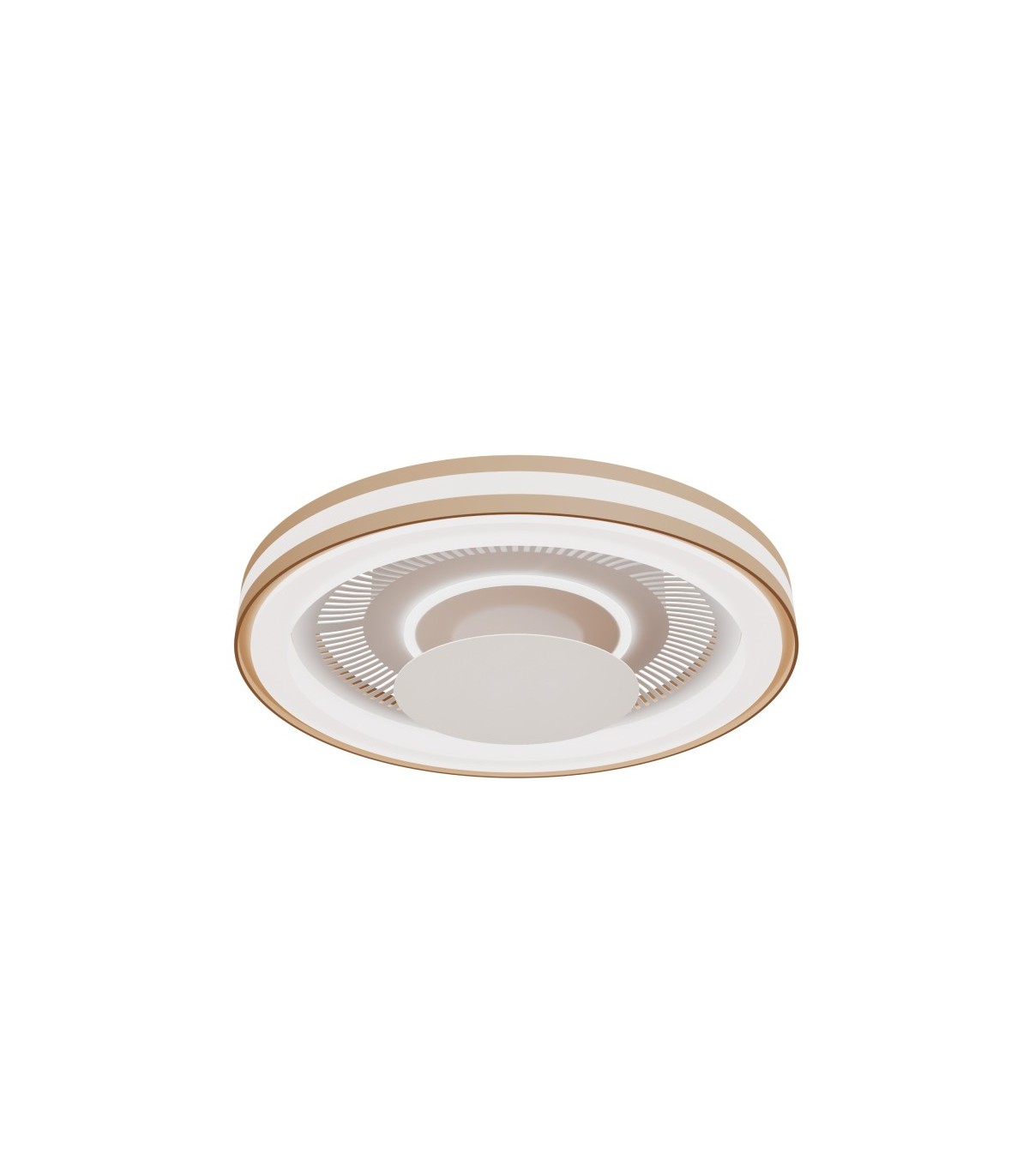 Ventilador Siro DC 38W 3800Lm 3 Aspas Beige CCT
