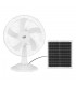 Ventilador Sobremesa Solar Abanico 20W 43cm Blanco