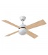 Ventilador de Techo SOFIA DC Blanco 4 Aspas Rev. Blanco/Haya 2xE27