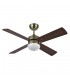 Ventilador de Techo SOFIA DC Cuero 4 Aspas Rev. Cerezo/Nogal 2xE27