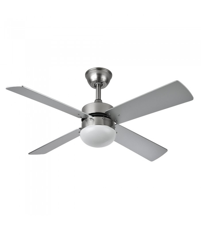 Ventilador de Techo SOFIA DC Níquel 4 Aspas Rev. Haya/Plata 2xE27