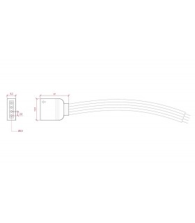 Conector RGB 4 Pines Hembra