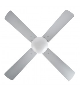 Ventilador de Techo SOFIA DC Níquel 4 Aspas Rev. Haya/Plata 2xE27