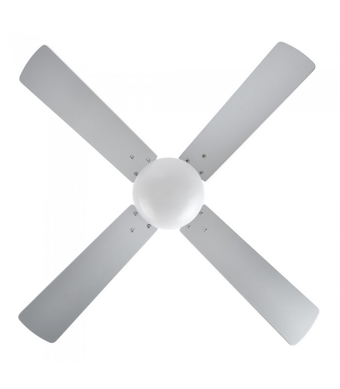 Ventilador de Techo SOFIA DC Níquel 4 Aspas Rev. Haya/Plata 2xE27