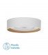 Ventilador Tania 60D AC 72W 8000Lm 5 Aspas Blanco CCT