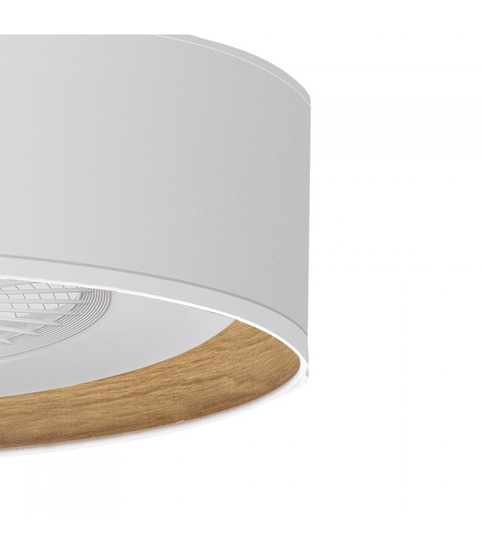 Ventilador Tania 60D AC 72W 8000Lm 5 Aspas Blanco CCT