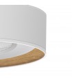 Ventilador Tania 60D AC 72W 8000Lm 5 Aspas Blanco CCT