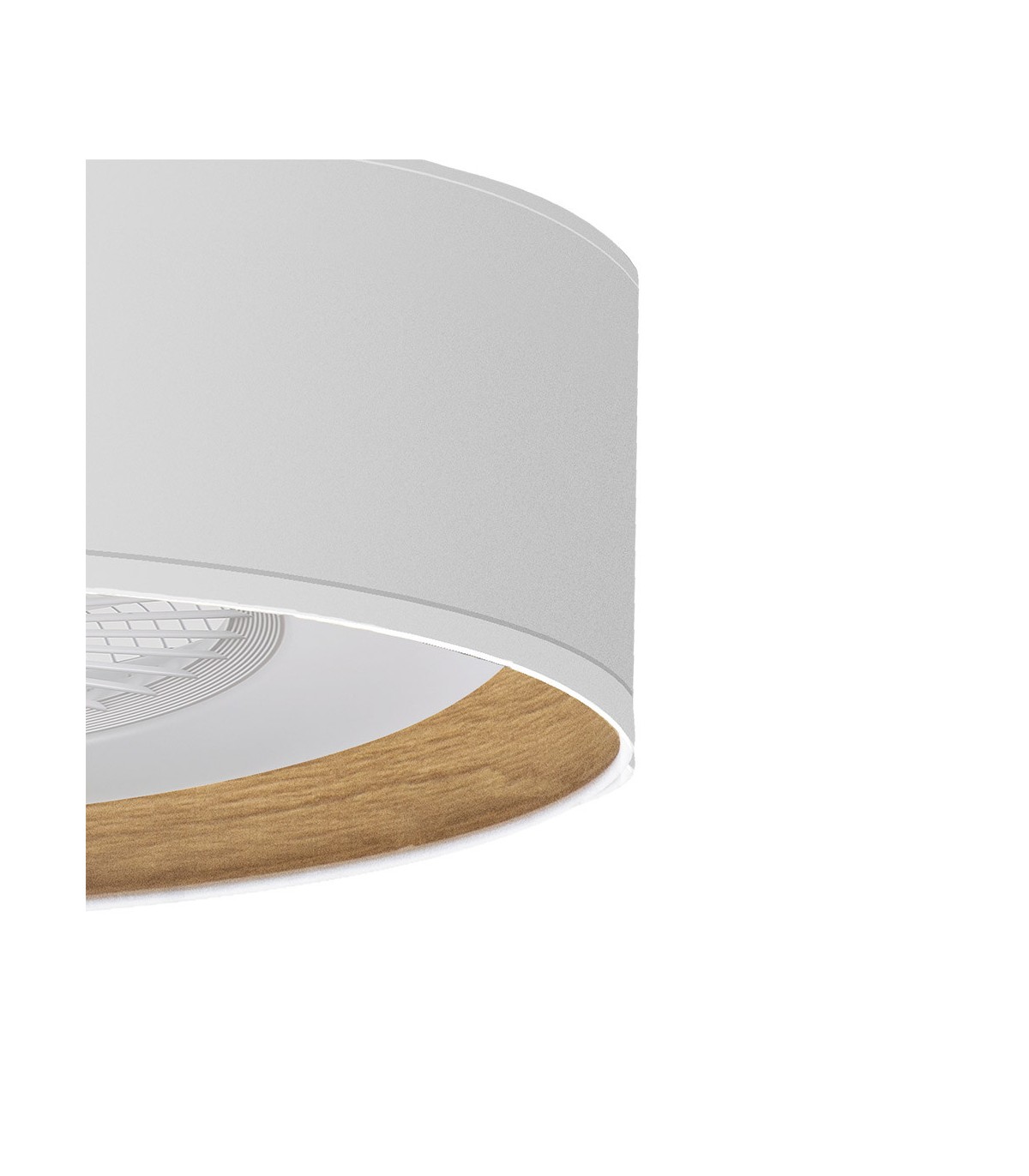 Ventilador Tania 60D AC 72W 8000Lm 5 Aspas Blanco CCT