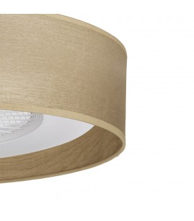 Ventilador Tania 60D AC 72W 8000Lm 5 Aspas Madera CCT