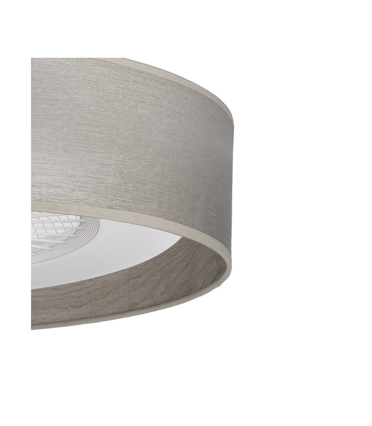 Ventilador Tania 60D AC 72W 8000Lm 5 Aspas Madera Gris CCT