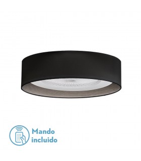Ventilador Tania 60D AC 72W 8000Lm 5 Aspas Negro CCT