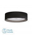 Ventilador Tania 60D AC 72W 8000Lm 5 Aspas Negro CCT
