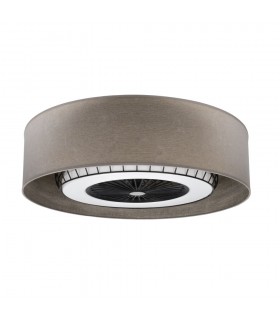 Ventilador Tania 70D DC 72W 6120Lm 5 Aspas Madera Gris CCT