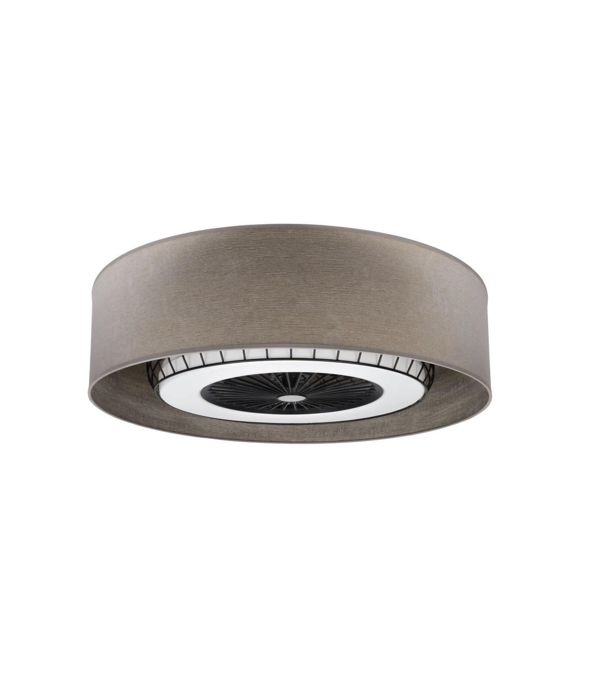 Ventilador Tania 70D DC 72W 6120Lm 5 Aspas Madera Gris CCT