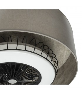 Ventilador Tania 70D DC 72W 6120Lm 5 Aspas Madera Gris CCT