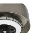 Ventilador Tania 70D DC 72W 6120Lm 5 Aspas Madera Gris CCT