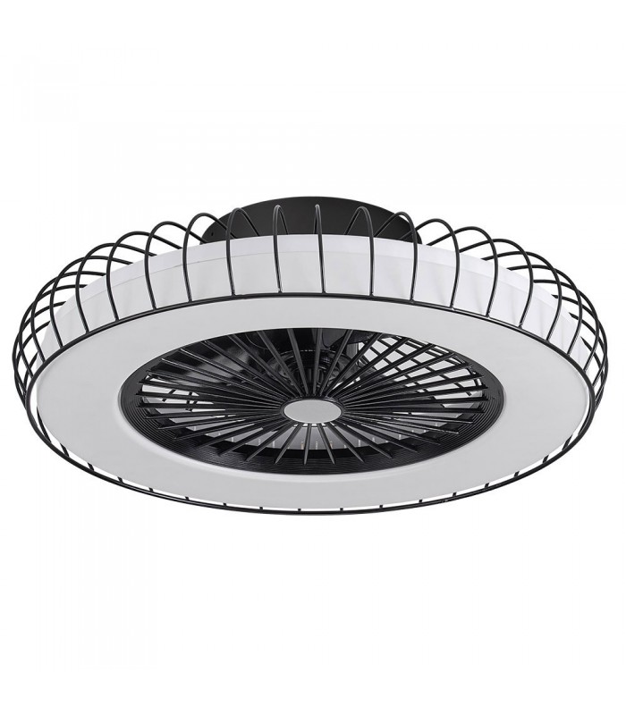 Ventilador Tania 70D DC 72W 6120Lm 5 Aspas Madera Gris CCT