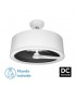 Ventilador Tatiana DC 110W 9350Lm 3 Aspas Blanco/Madera Negra CCT