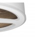 Ventilador Tatiana DC 110W 9350Lm 3 Aspas Blanco/Madera Oscura CCT