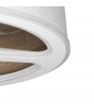 Ventilador Tatiana DC 110W 9350Lm 3 Aspas Blanco/Madera Oscura CCT