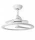 Ventilador Tatiana DC 110W 9350Lm 3 Aspas Blanco/Madera Oscura CCT
