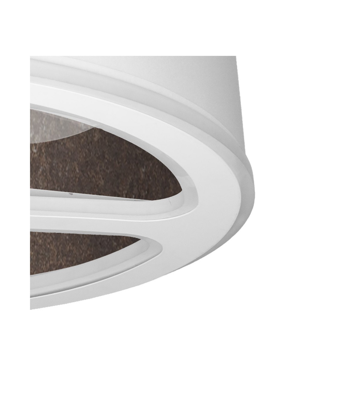 Ventilador Tatiana DC 110W 9350Lm 3 Aspas Blanco/Óxido CCT