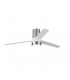Ventilador de Techo TEO Níquel DC 24W 2950Lm 3 Aspas Blanco CCT