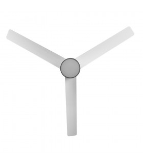 Ventilador de Techo TEO Níquel DC 24W 2950Lm 3 Aspas Blanco CCT