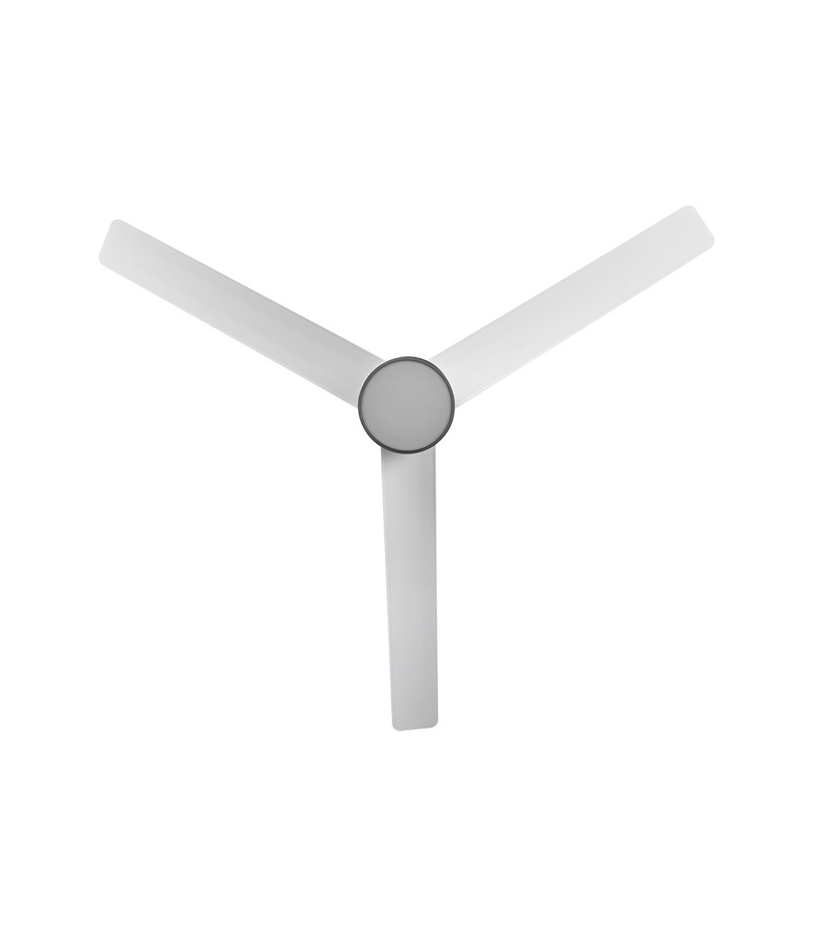 Ventilador de Techo TEO Níquel DC 24W 2950Lm 3 Aspas Blanco CCT