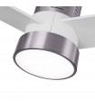 Ventilador de Techo TEO Níquel DC 24W 2950Lm 3 Aspas Blanco CCT