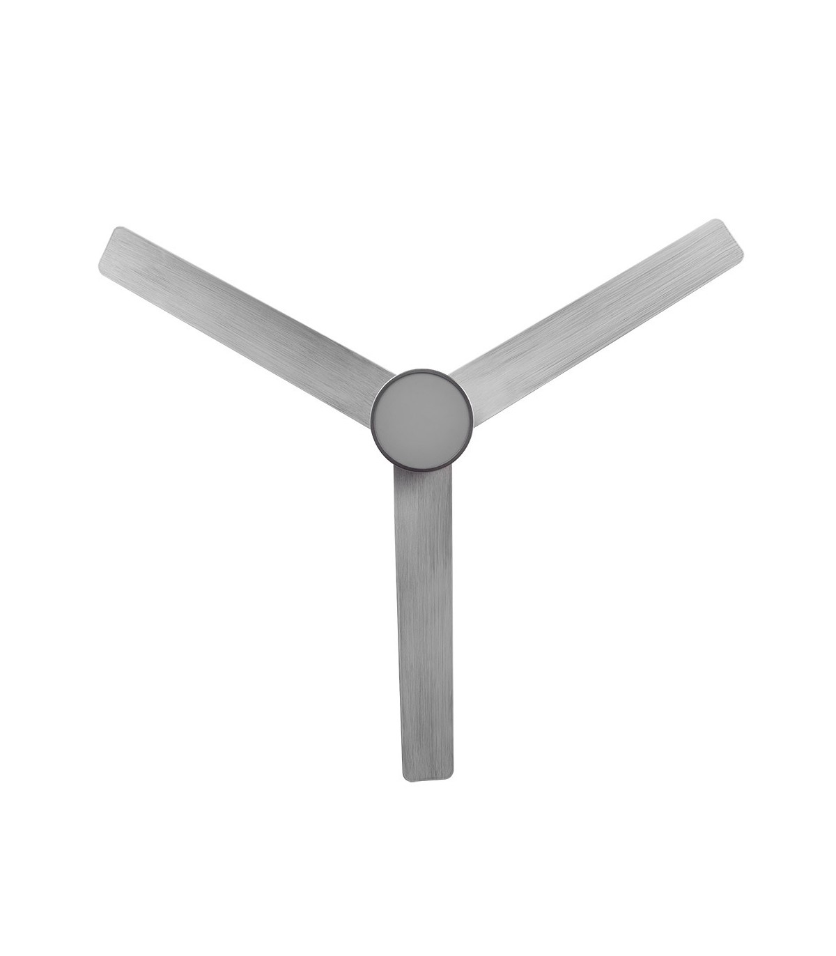 Ventilador de Techo TEO Níquel DC 24W 2950Lm 3 Aspas Gris CCT