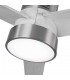 Ventilador de Techo TEO Níquel DC 24W 2950Lm 3 Aspas Gris CCT