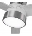 Ventilador de Techo TEO Níquel DC 24W 2950Lm 3 Aspas Gris CCT